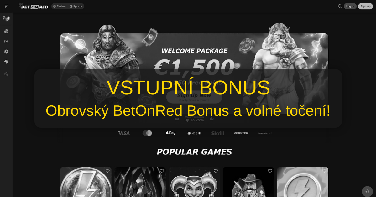 BetOnRed Bonus Česká Republika 2026 | Bonusy až 50 000 Kč